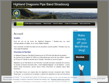 Tablet Screenshot of pipebandstrasbourg.com